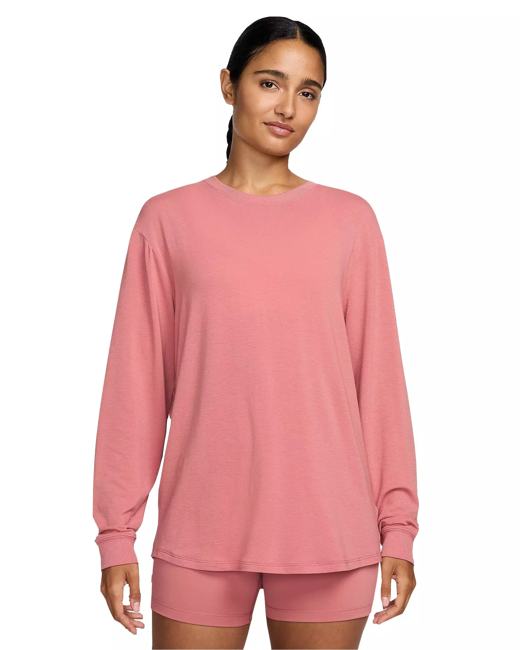 ナイキ Nike オンe Relaxed Dri-fit Top レディース シャツ トップス Rust Pink/Canyon Rust Women's Nike One Relaxed Dri-fit Top | Zappos.com